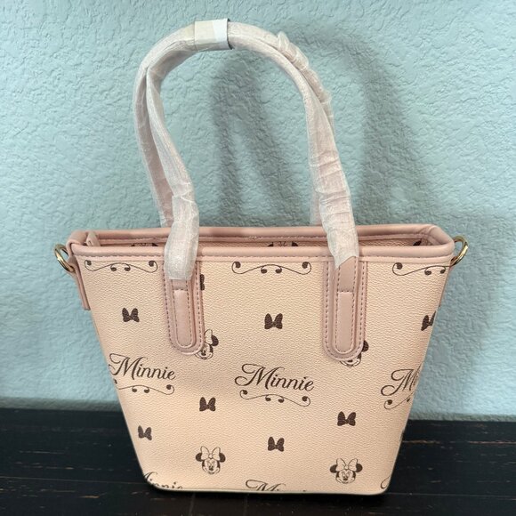 NEW Disney Cartoon Chic, Minnie Mouse Pink Shoulder Bag - Picture 12 of 13